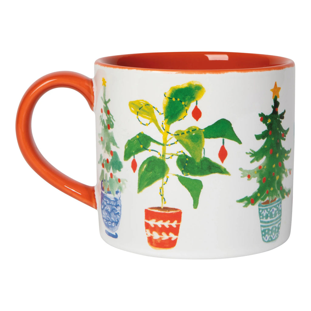 Back of Jingle Plants Christmas Mug in a Box.