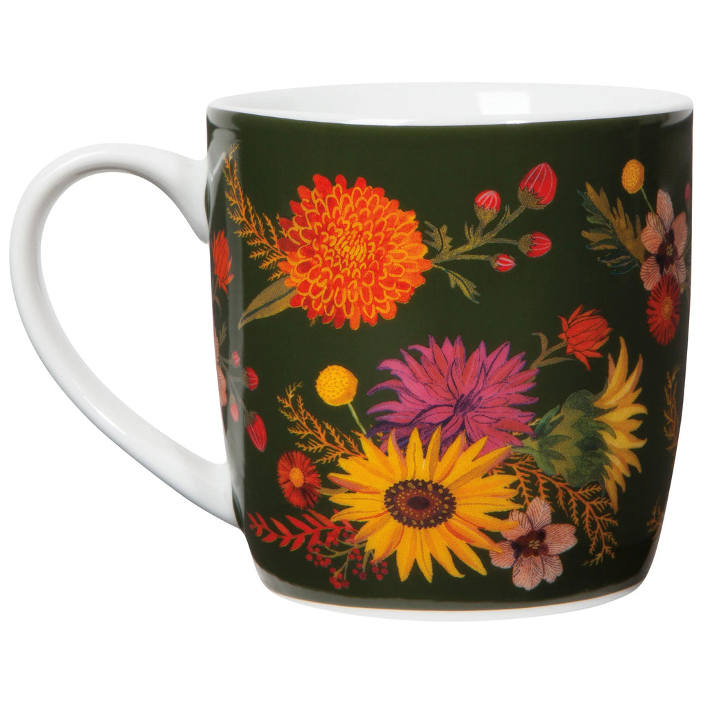 Back of Sunflower Mug.