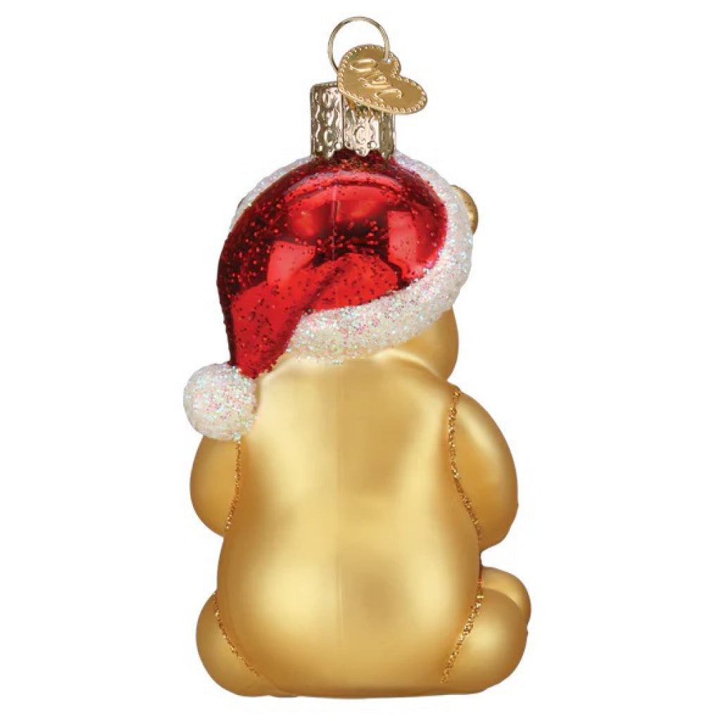 Back of Winnie The Pooh Ornament.