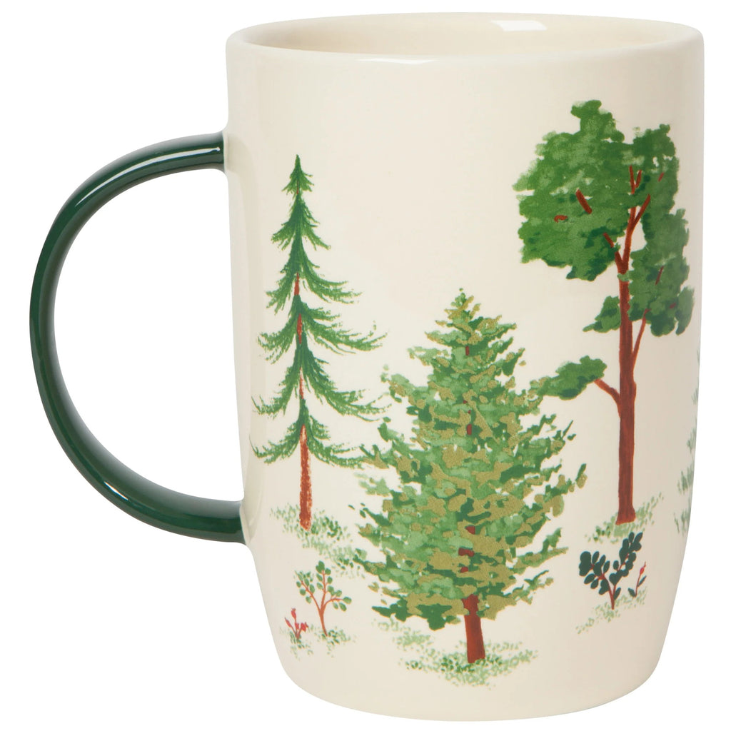 Back of Woodland Tall Mug.