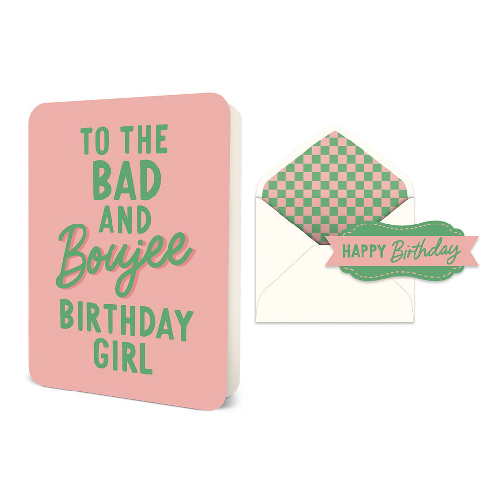 Bad & Boujee Birthday Card.