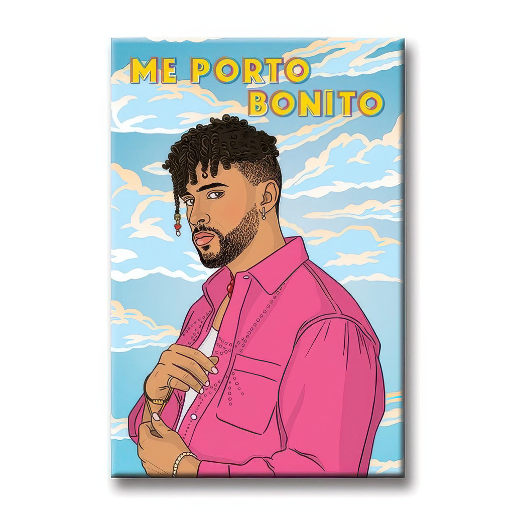 Bad Bunny Me Porto Bonito Magnet.