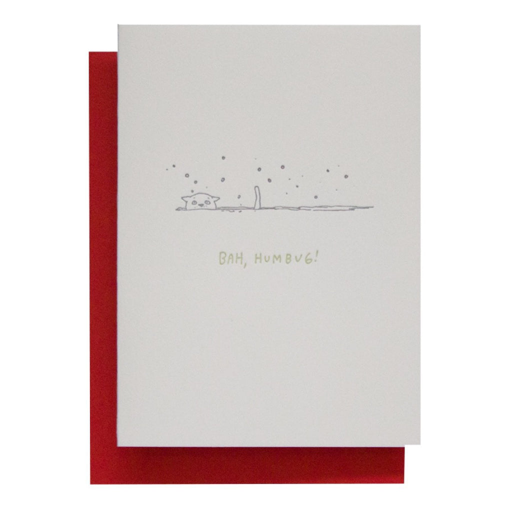 Bah Humbug Holiday Card.