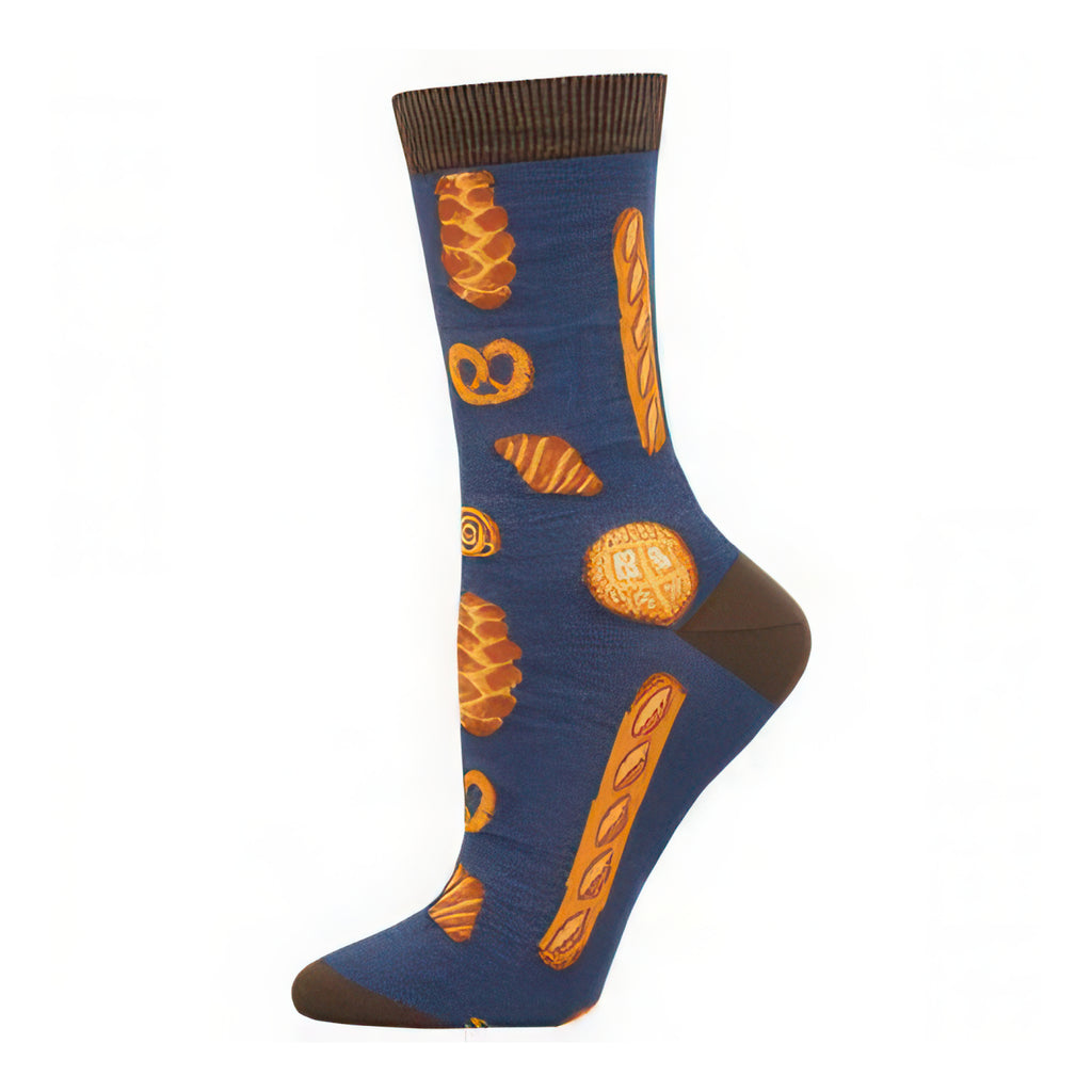 Baker's Dozen Bamboo Socks Navy Heather.