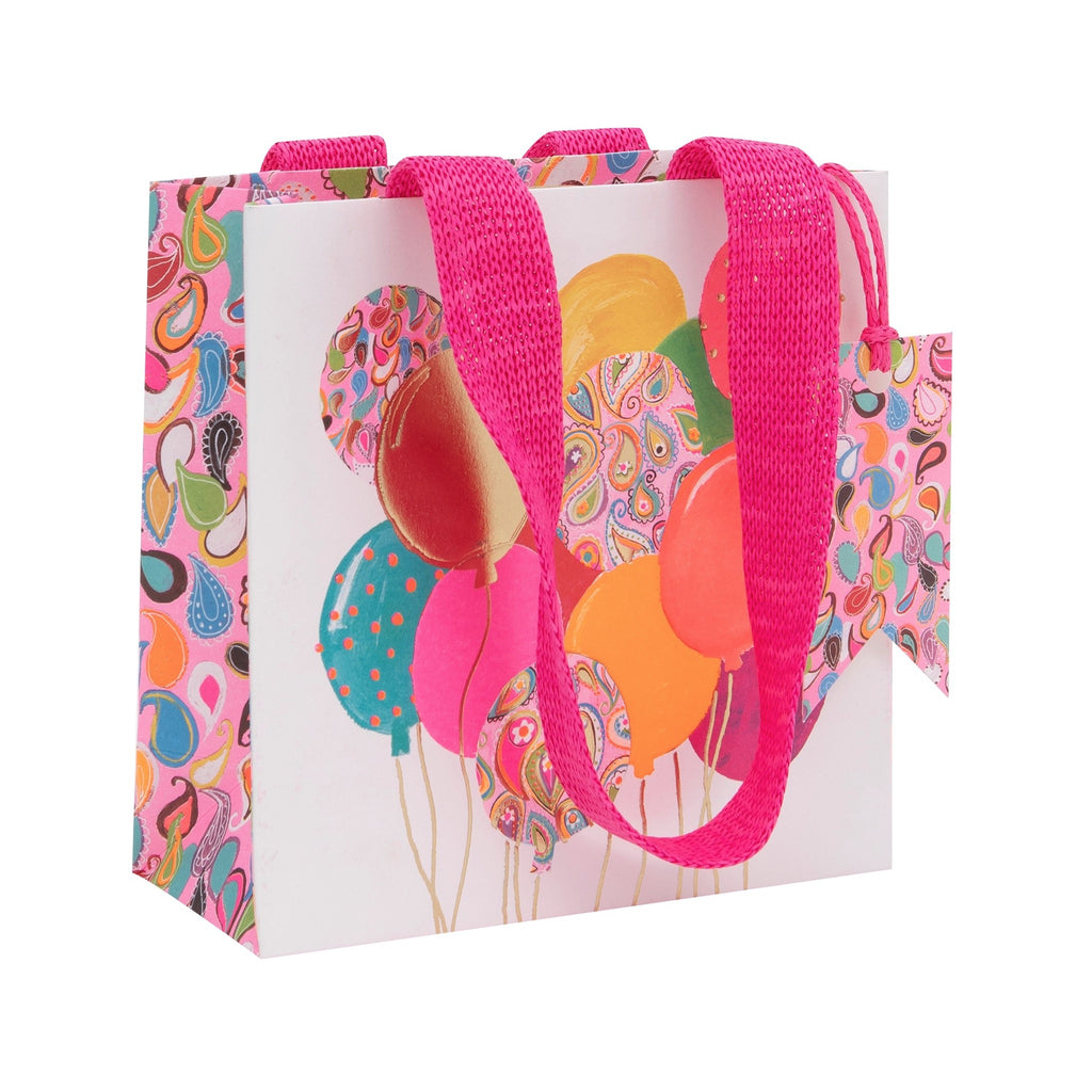 Balloons Pink Small Gift Bag.