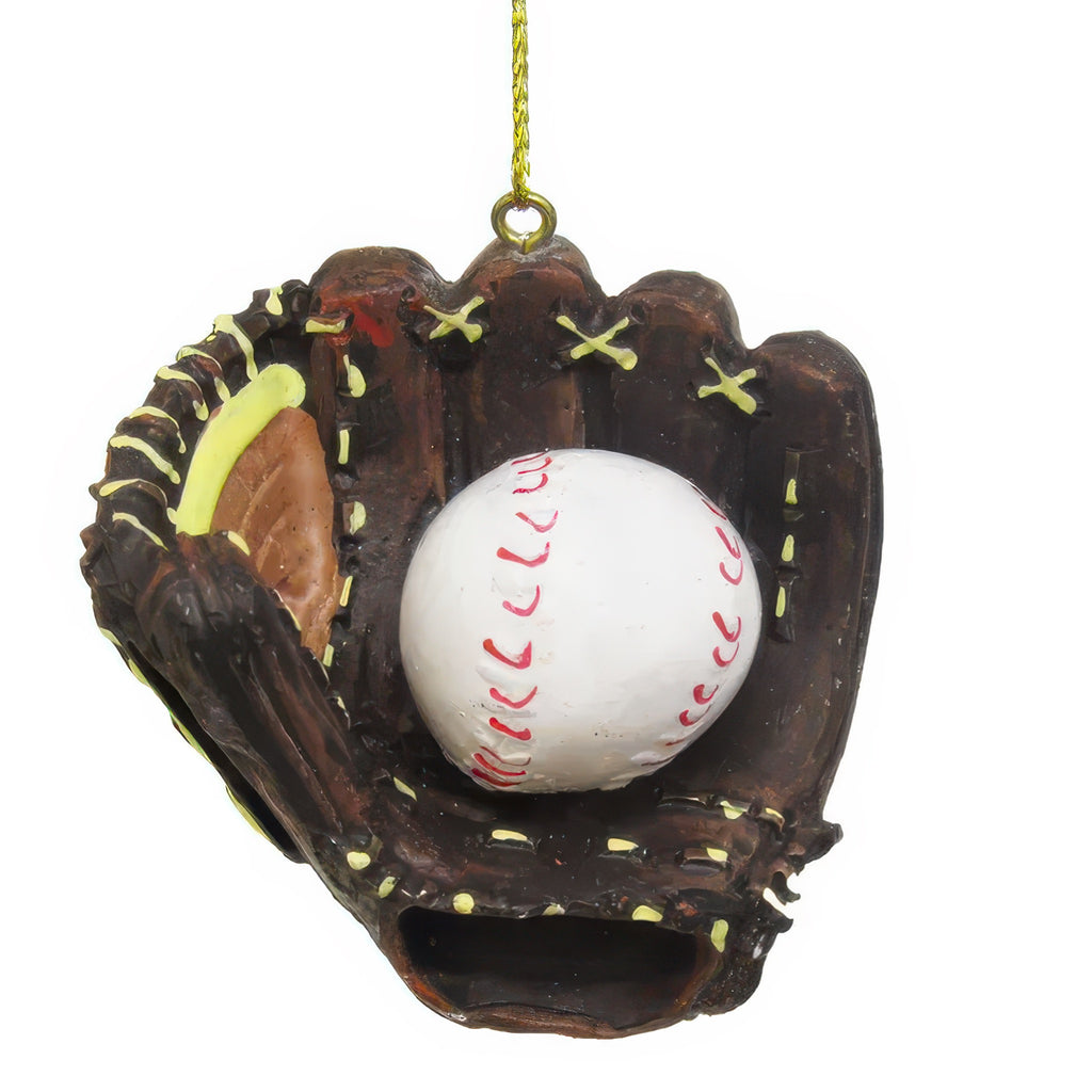 Baseball Glove & Ball Ornament.