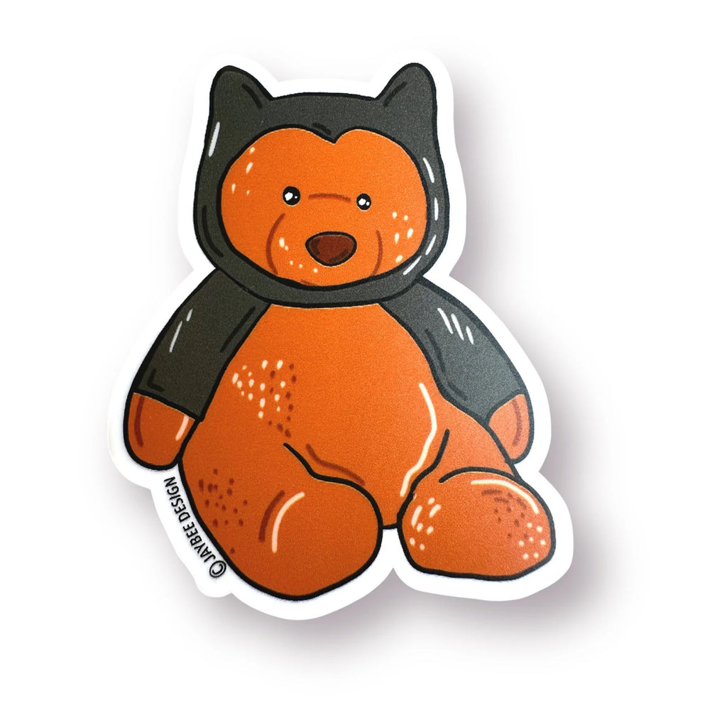 Bat Bear Sticker.