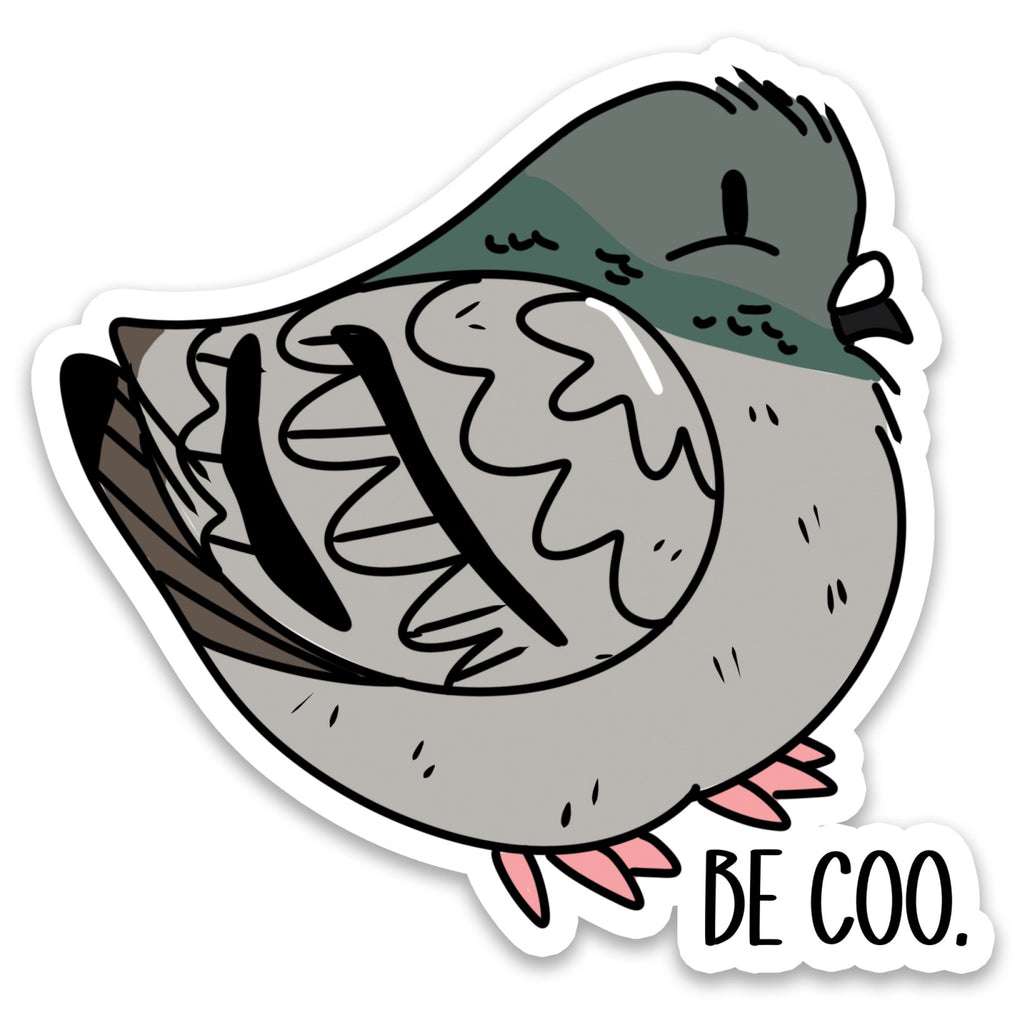 Be Coo Pigeon Sticker.