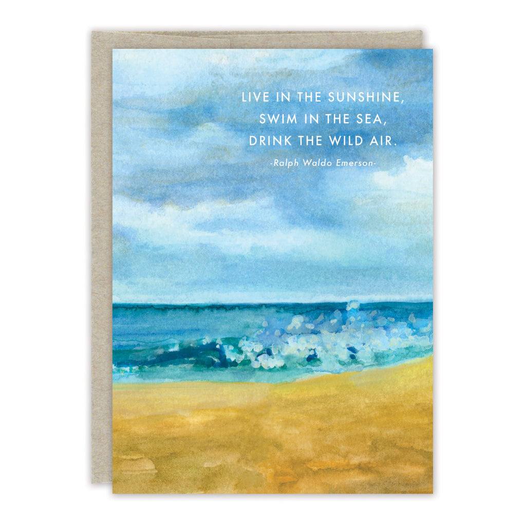 Beach Birthday Card.