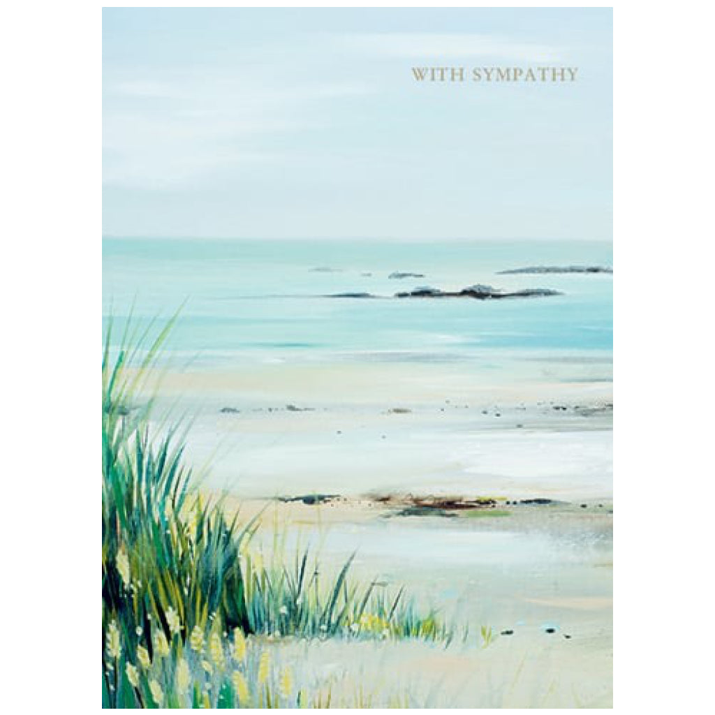 Beach Sympathy Card.