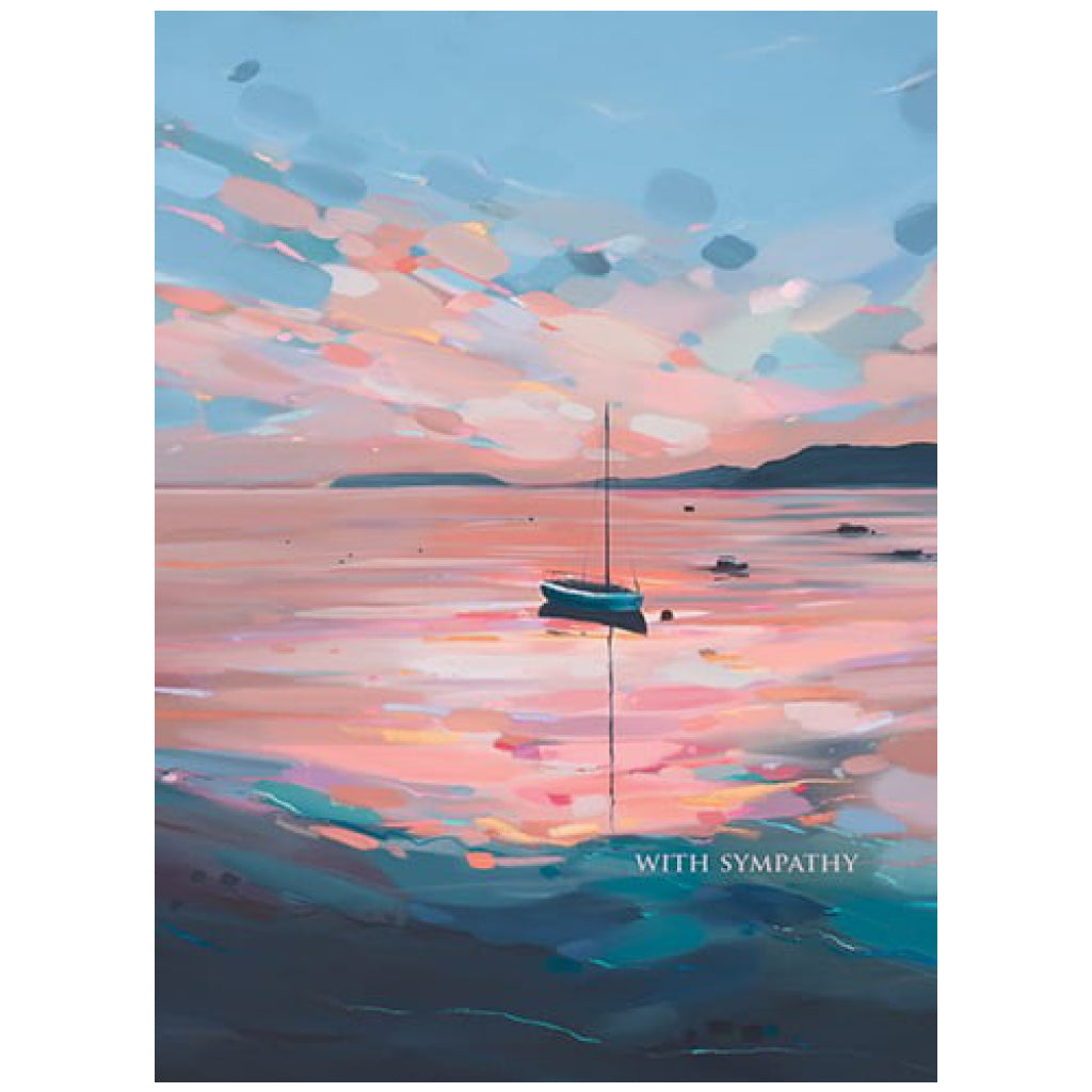 Beaumaris Sunrise Sympathy Card.