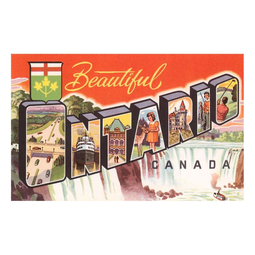 Beautiful Ontario Vintage Image Magnet.