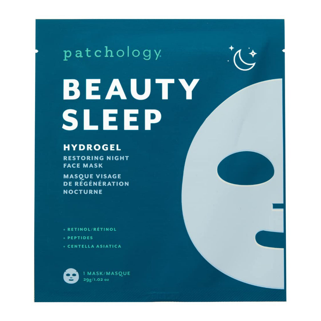 Beauty Sleep Restoring Hydrogel Mask.