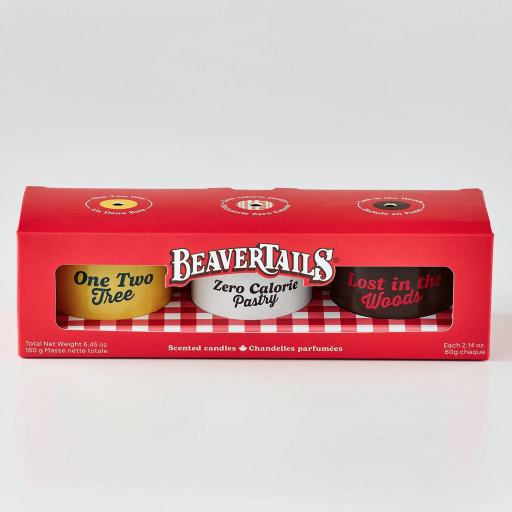 Beavertails 3 Pack Candle Set.