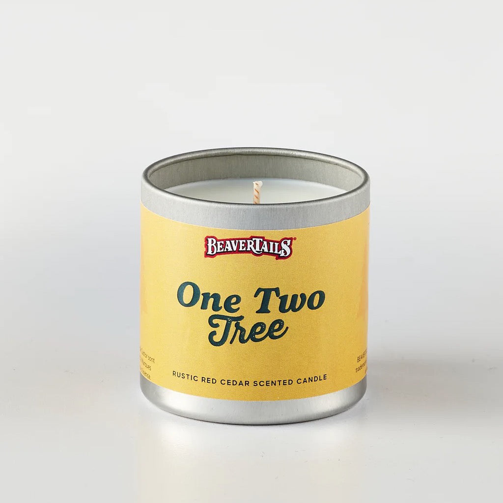 Beavertails One Two Tree Candle.