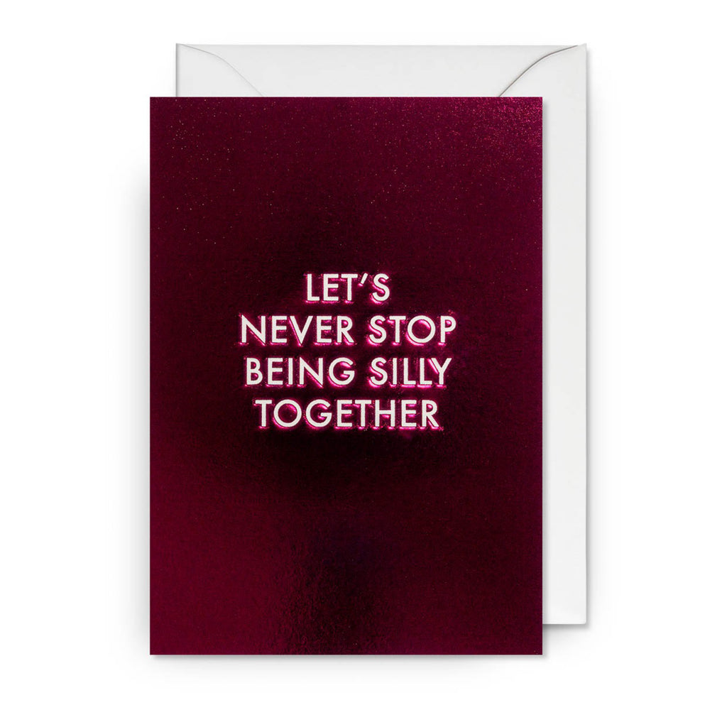 Being Silly Together Card.