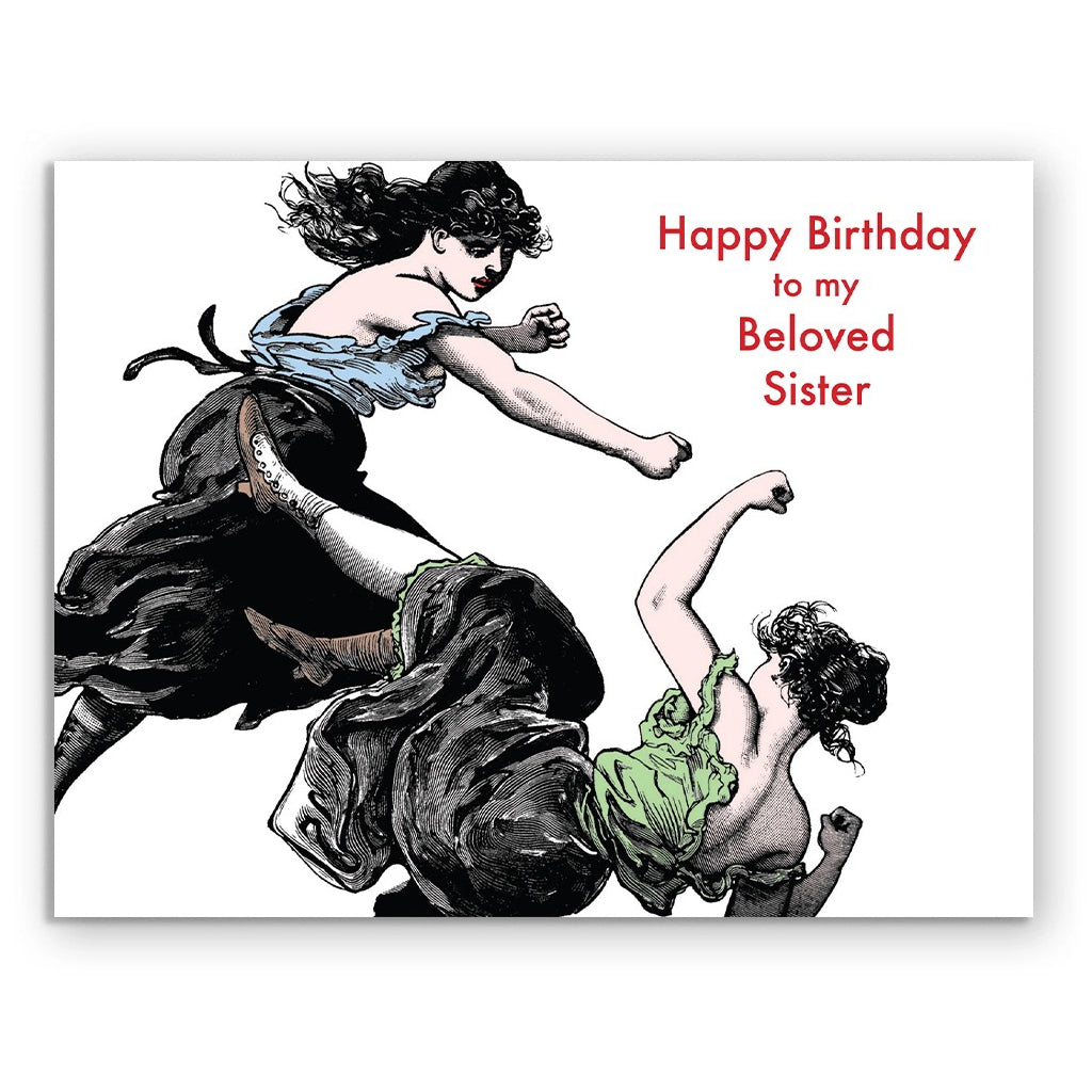 Beloved Sister Birthday Greeting Card.