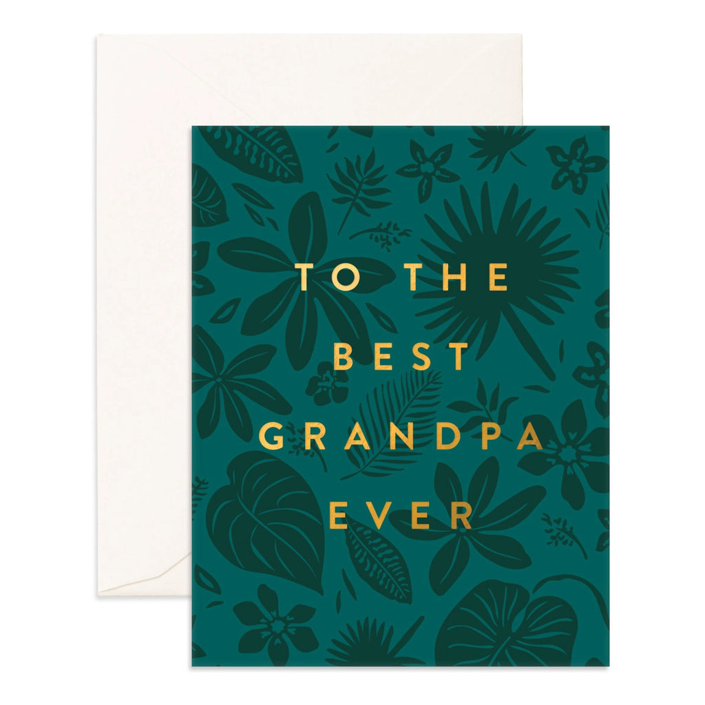 Best Grandpa Ever Greeting Card.