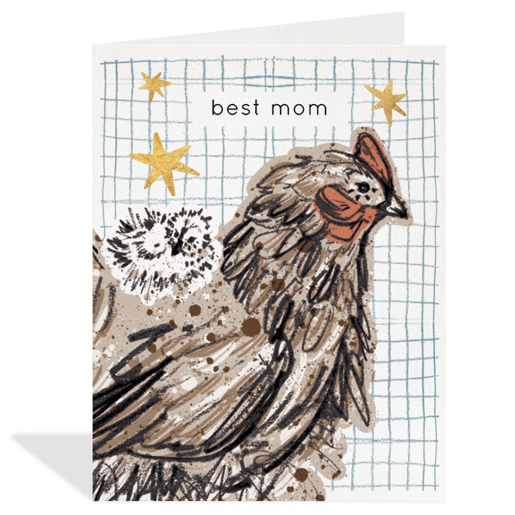 Best Mom Mother Hen Card.