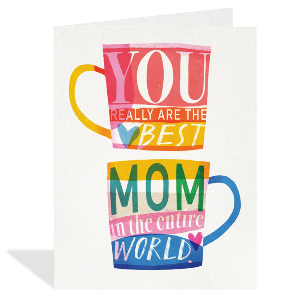 Best Mom Mugs Card.