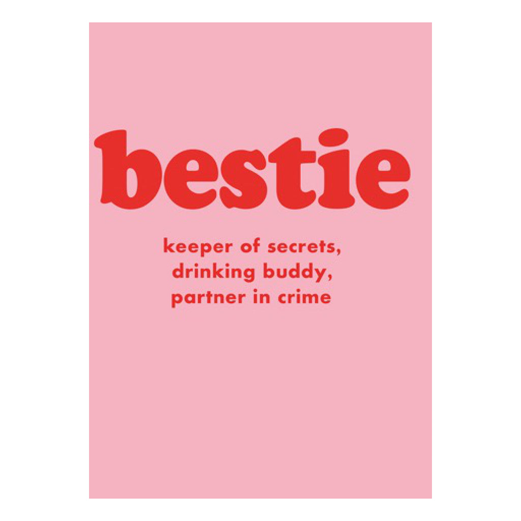 Bestie Keeper Of Secrets Card.