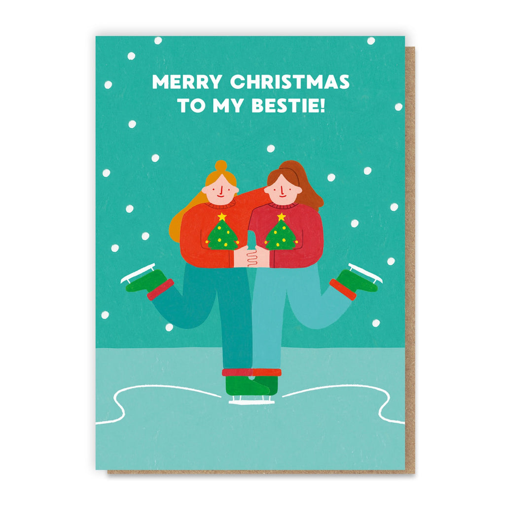 Besties Christmas Card.