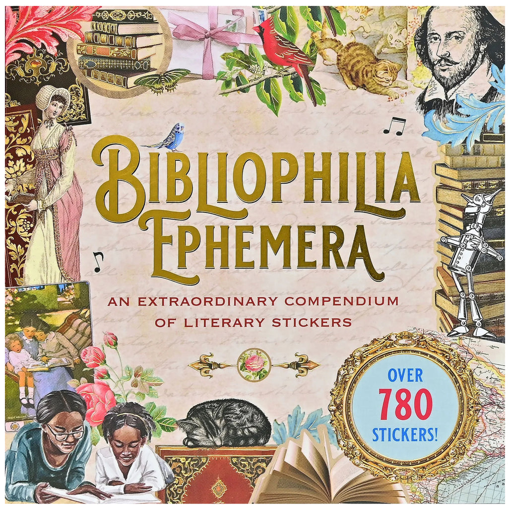 Bibliophilia Ephemera Sticker Book.