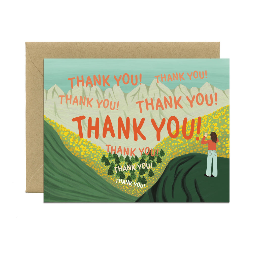 Big Echos Thank You Card.