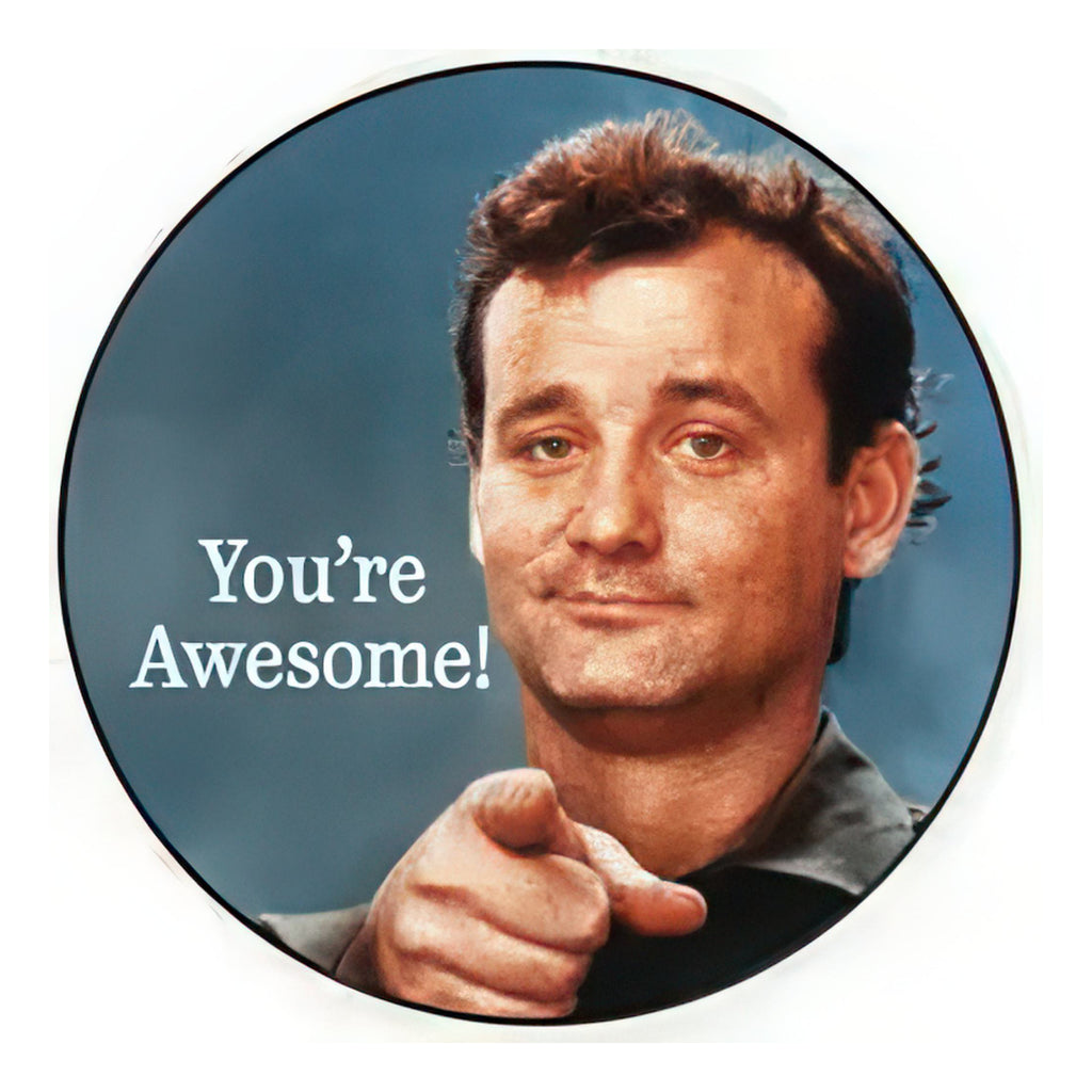 Bill Murray You're Awesome Round Magnet.