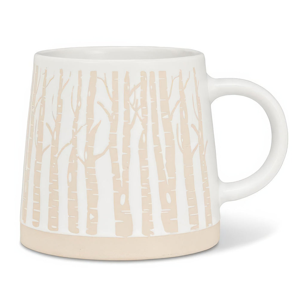 Birch Trees Wide Base Mug.