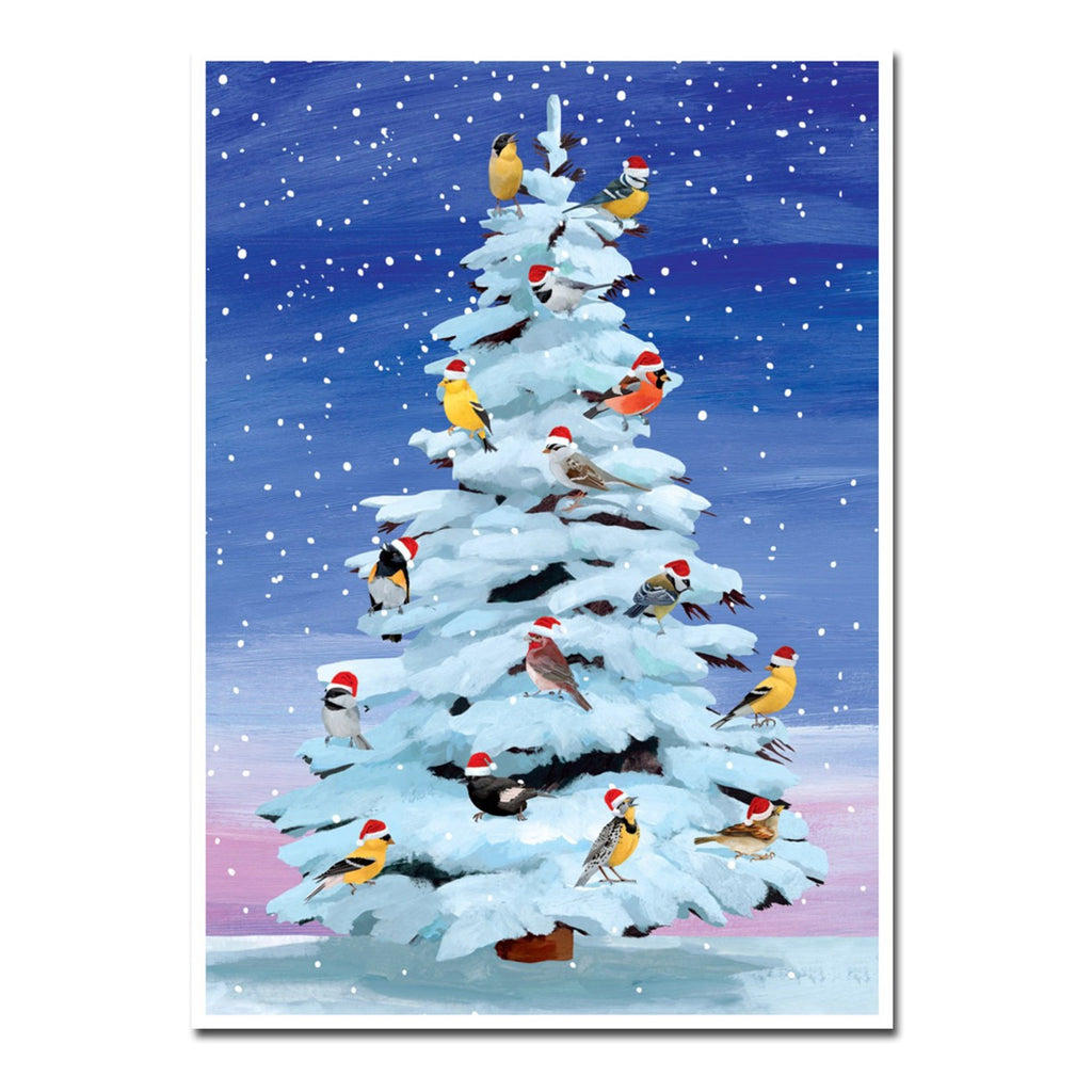 Birdies Tree Holiday Card.