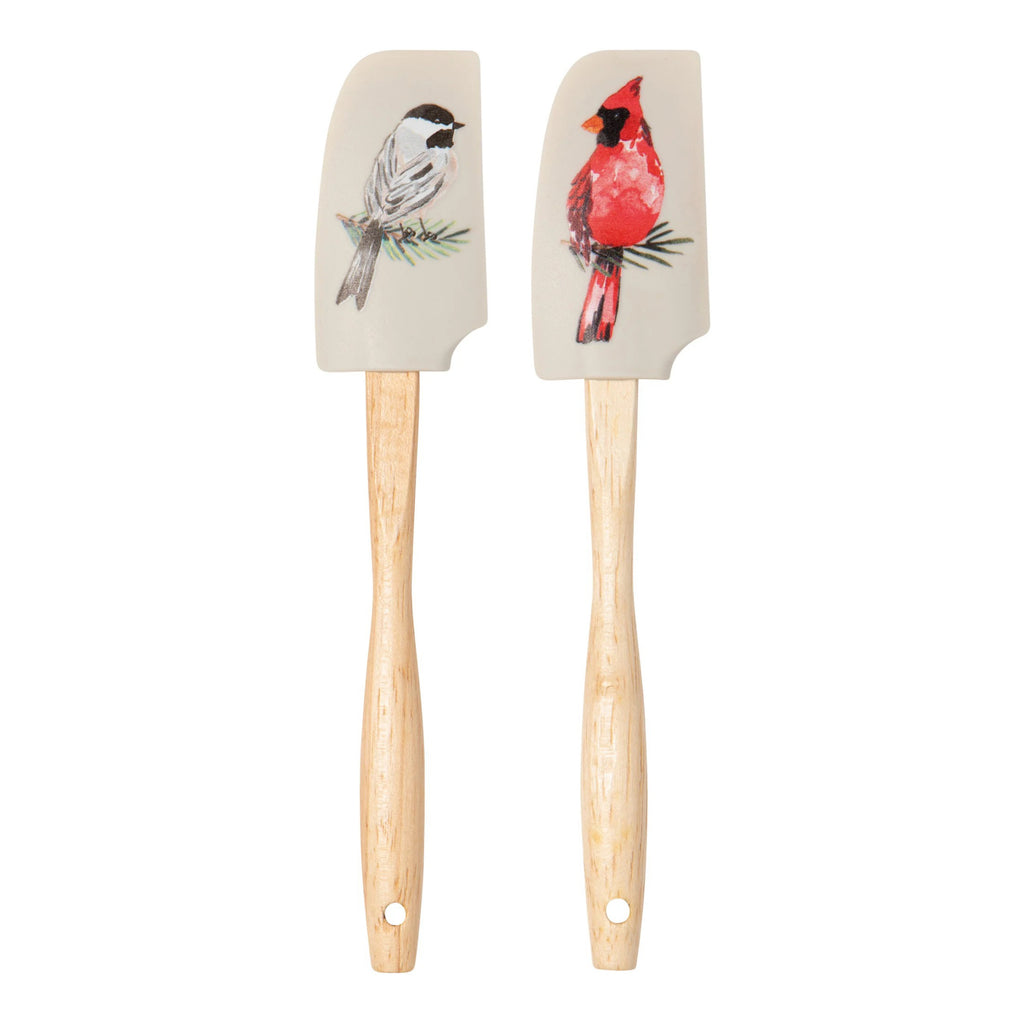 Birds & Boughs Christmas Mini Silicone Spatulas.