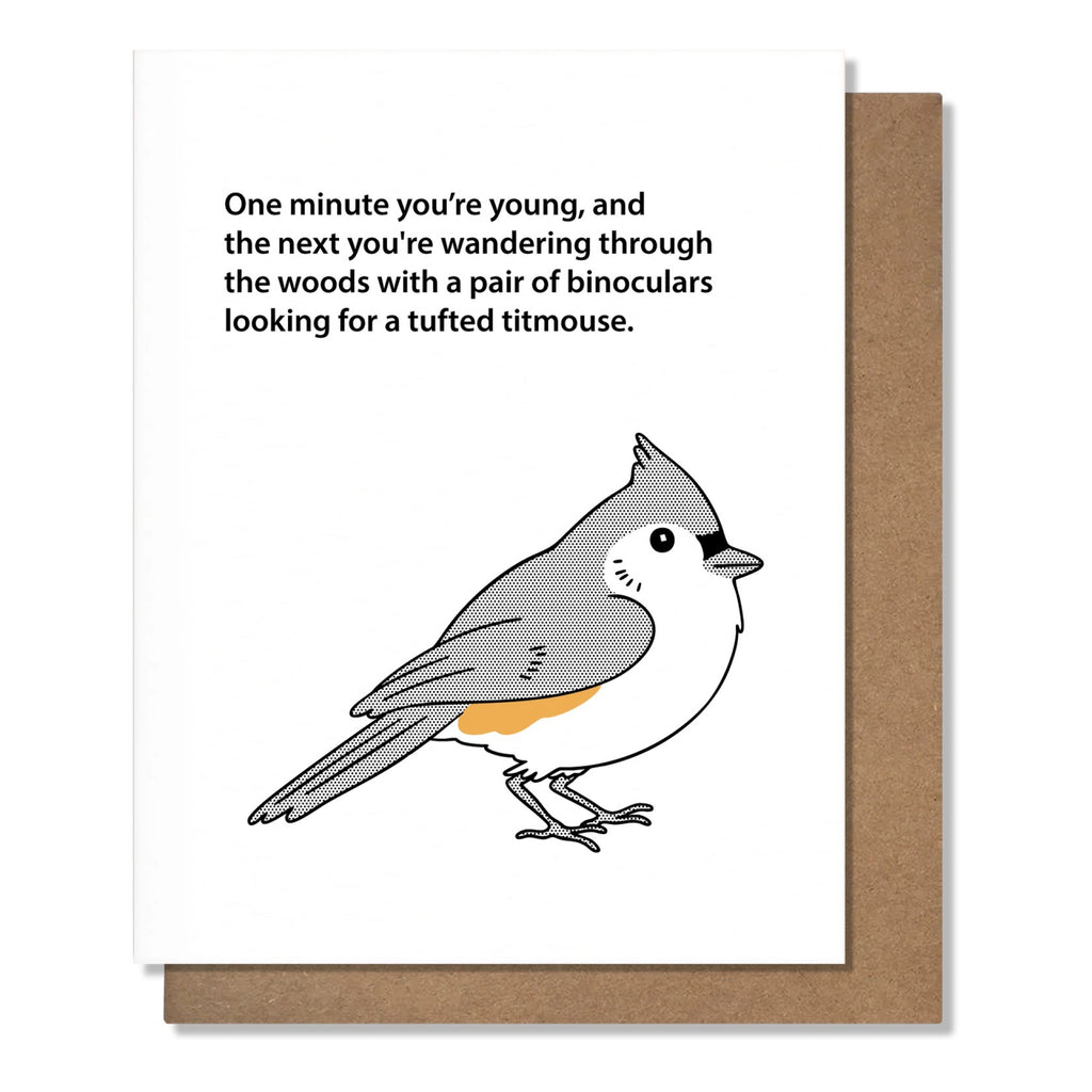 Birdwatching Birthday Card   .