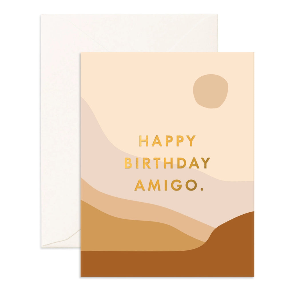 Birthday Amigo Dunes Greeting Card.