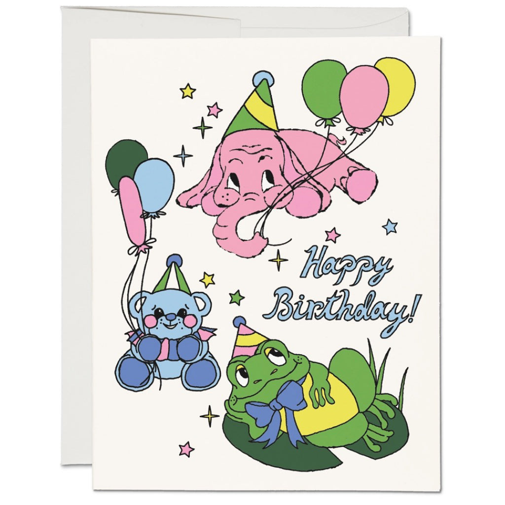 Birthday Animals Birthday Card.