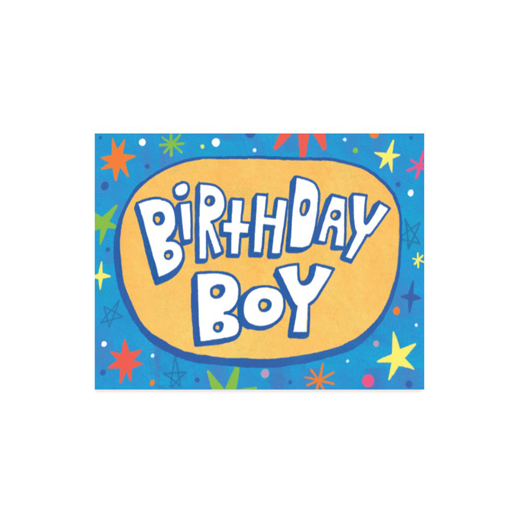 Birthday Boy Enclosure Card.