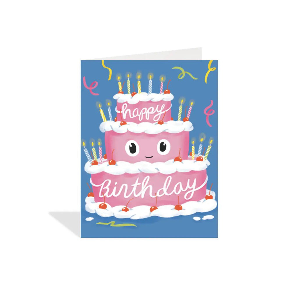 Birthday Cake Enclosure Card.