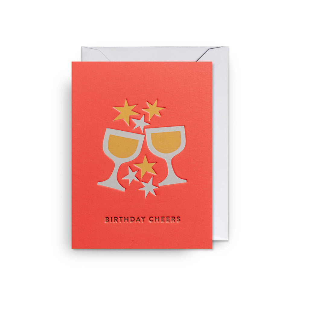 Birthday Cheers Mini Card .