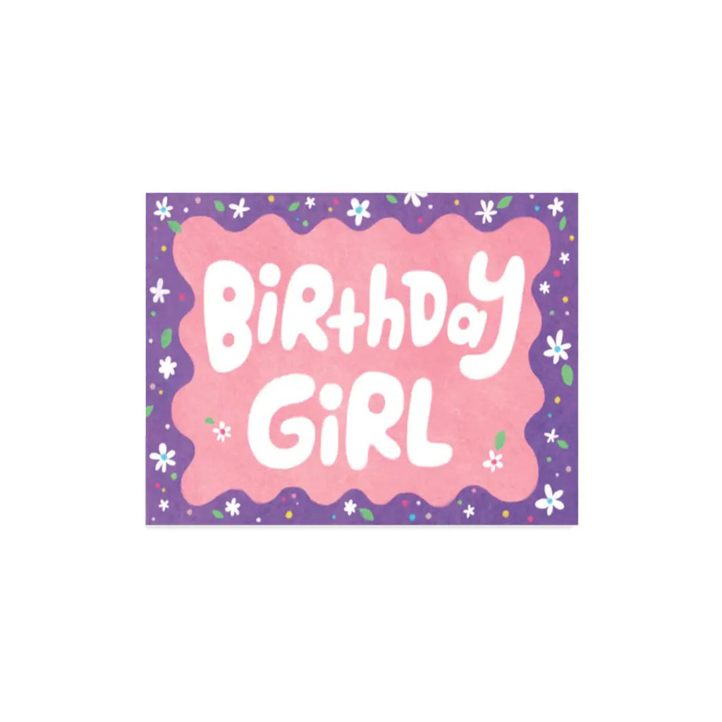 Birthday Girl Enclosure Card.