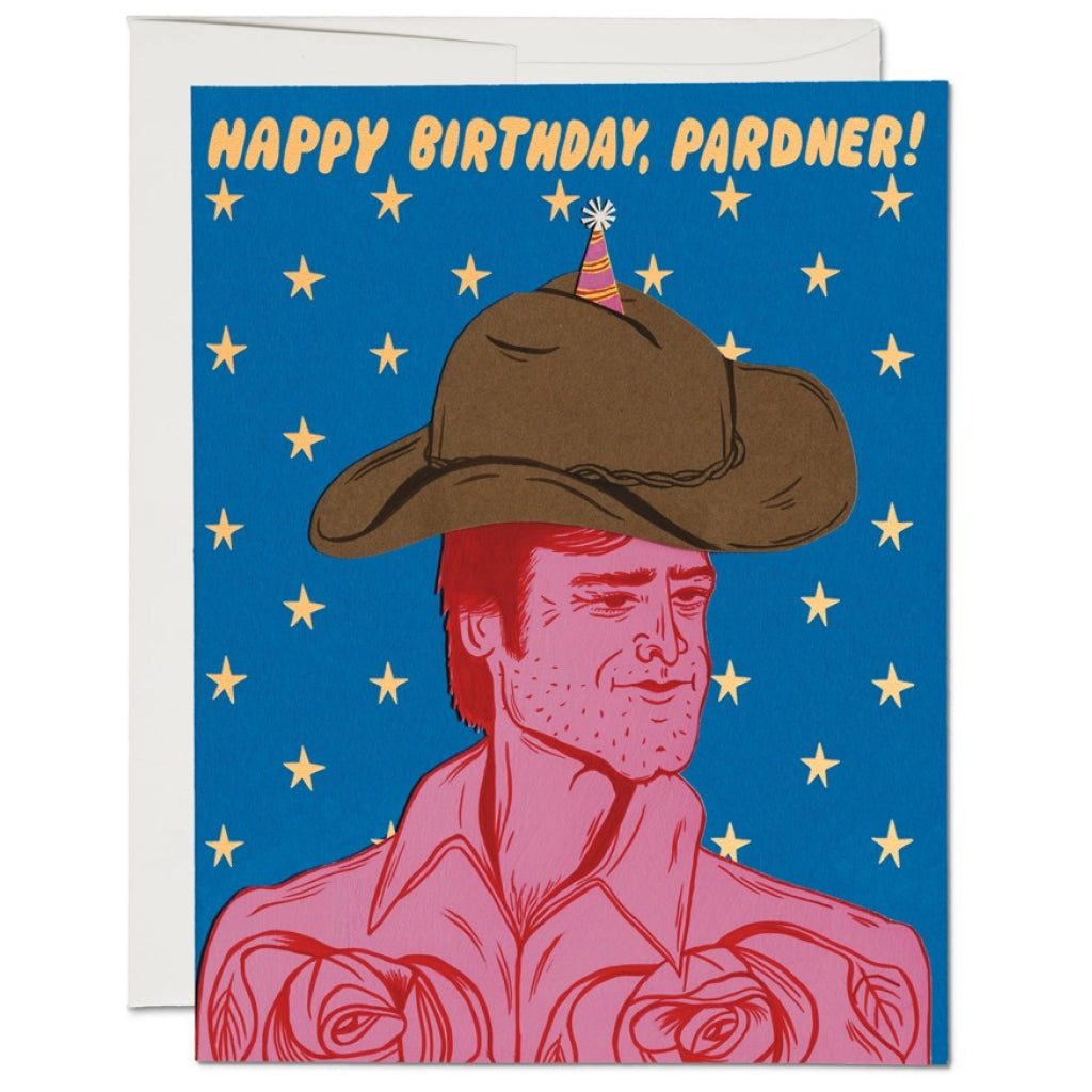 Birthday Pardner Birthday Card.