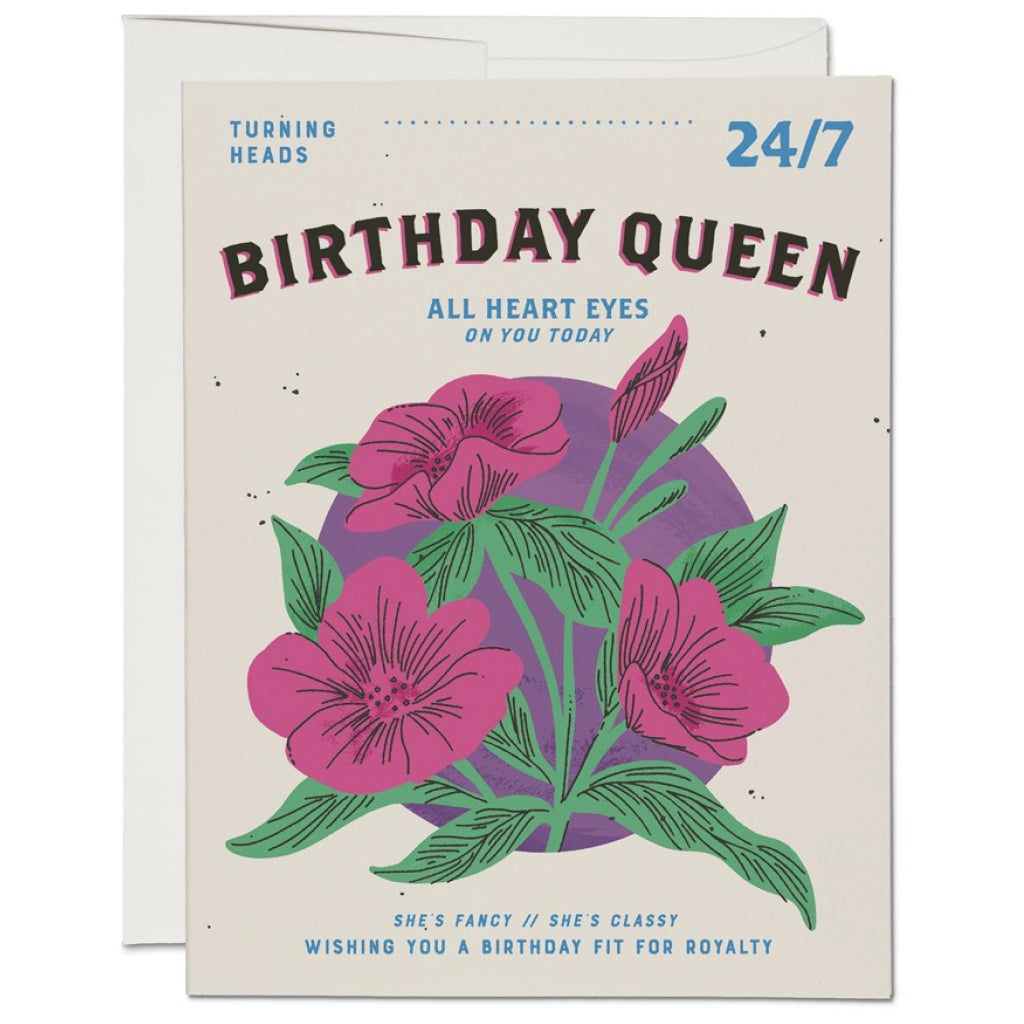 Birthday Queen Birthday Card.