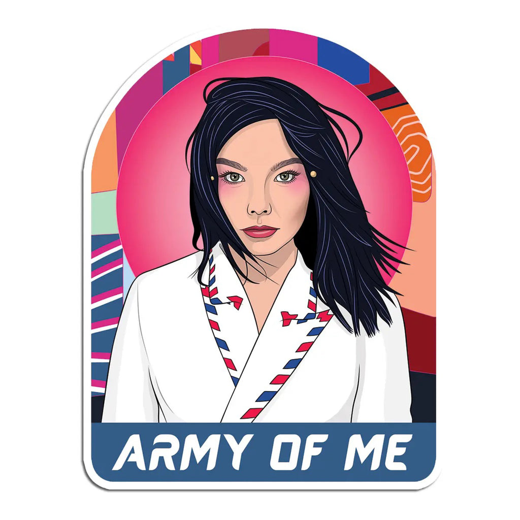 Bjork Army of Me Sticker.