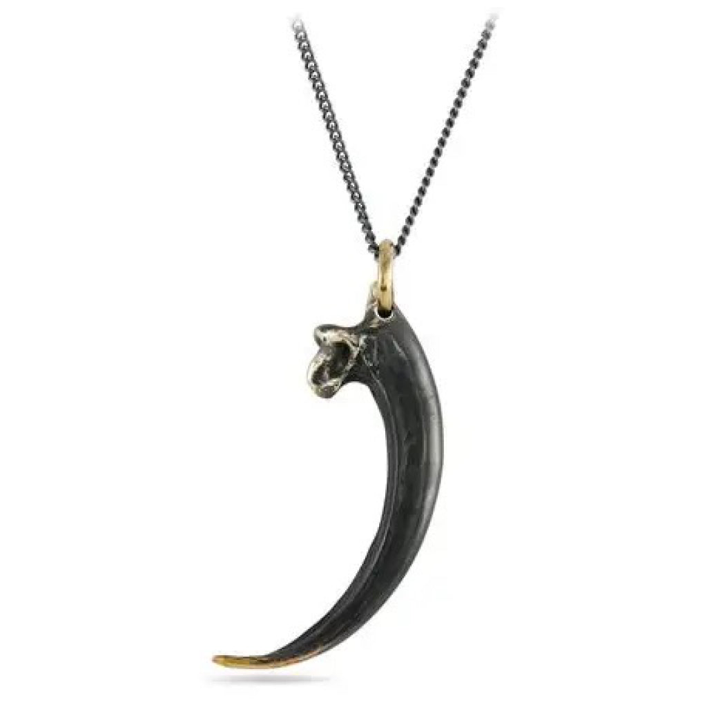 Black Golden Eagle Talon Necklace Bronze.