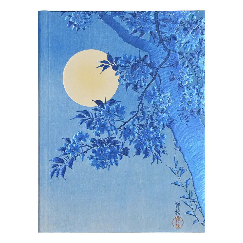 Blossoming Cherry On A Moonlit Night Journal.