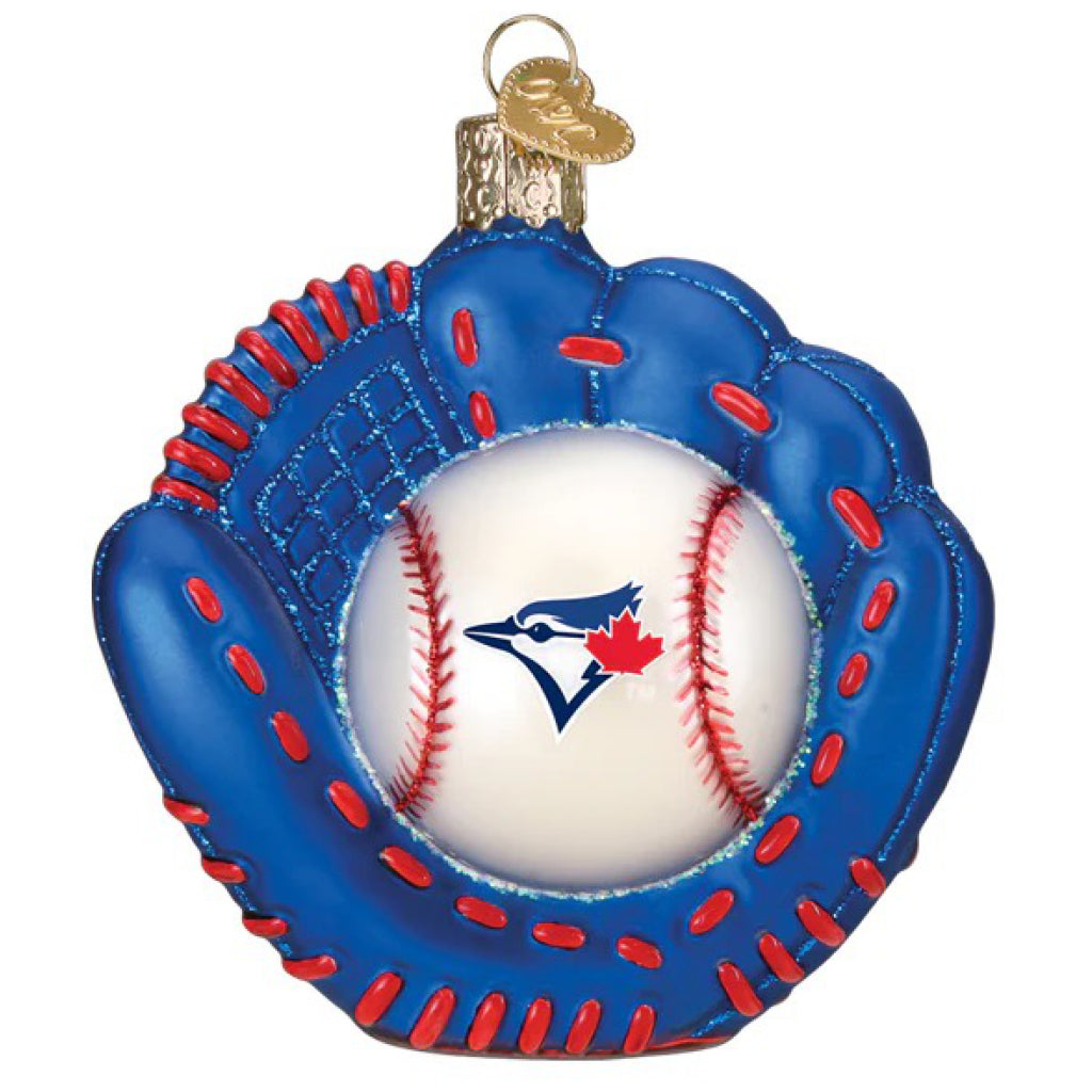 Blue Jays Baseball Mitt Ornament.