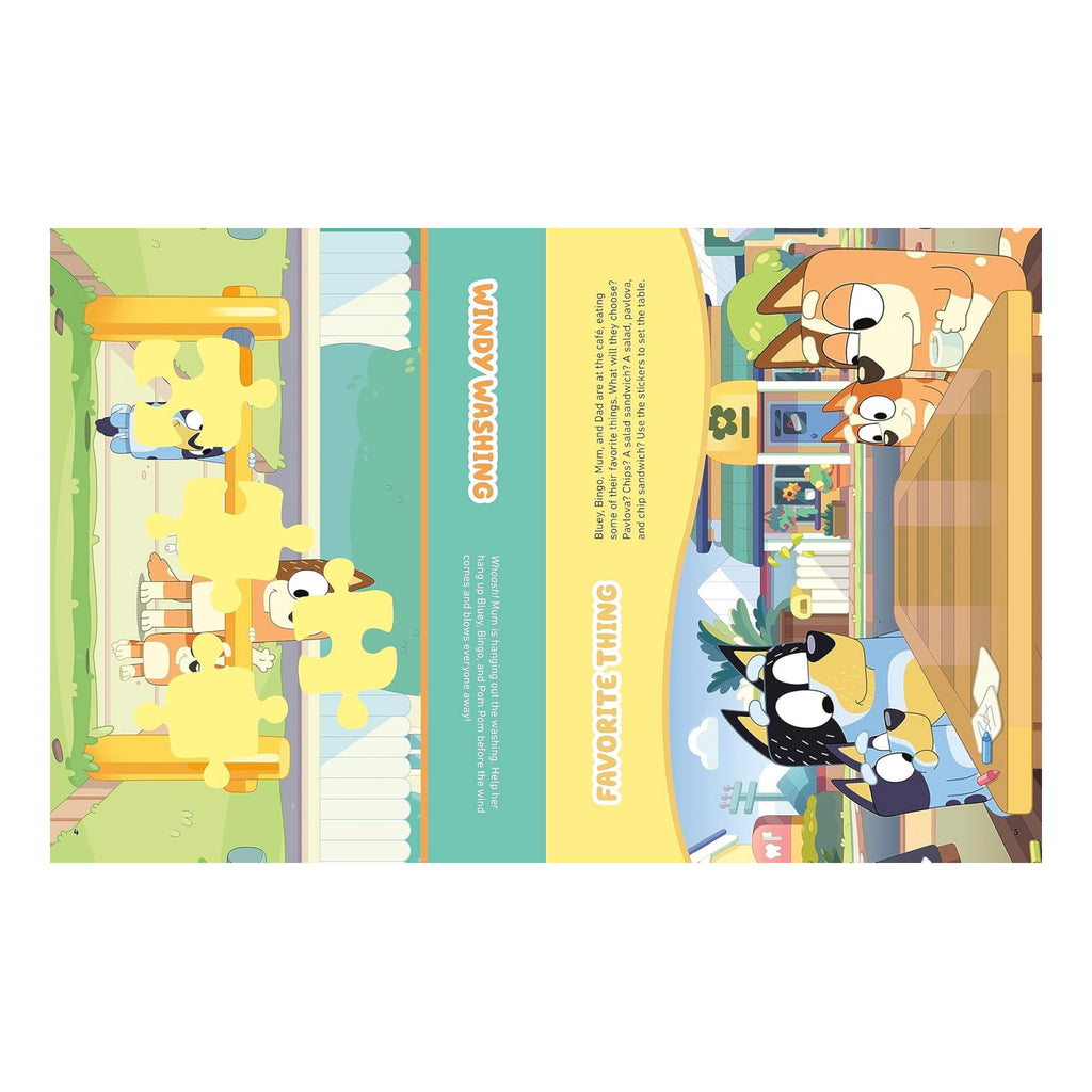 Bluey: Super Stickers - spread 2.