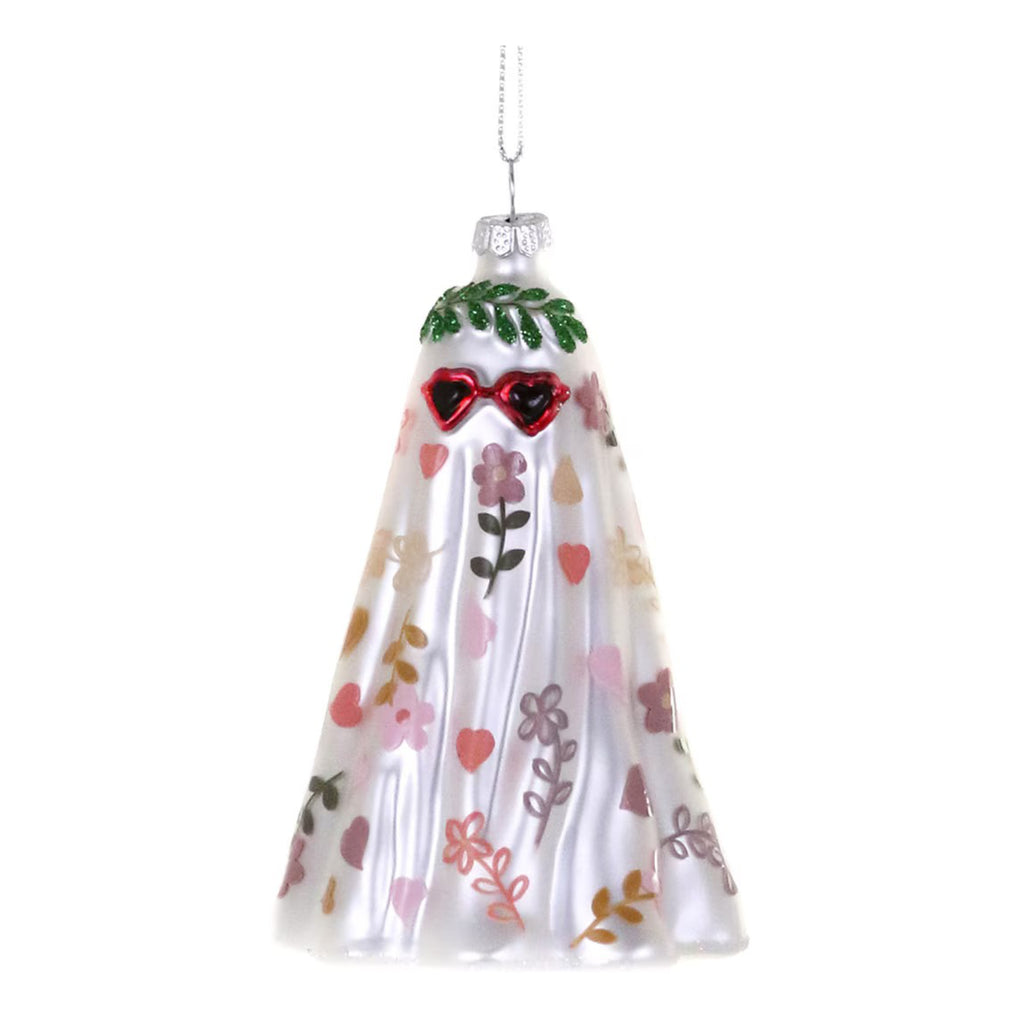 Boho Ghost Ornament.