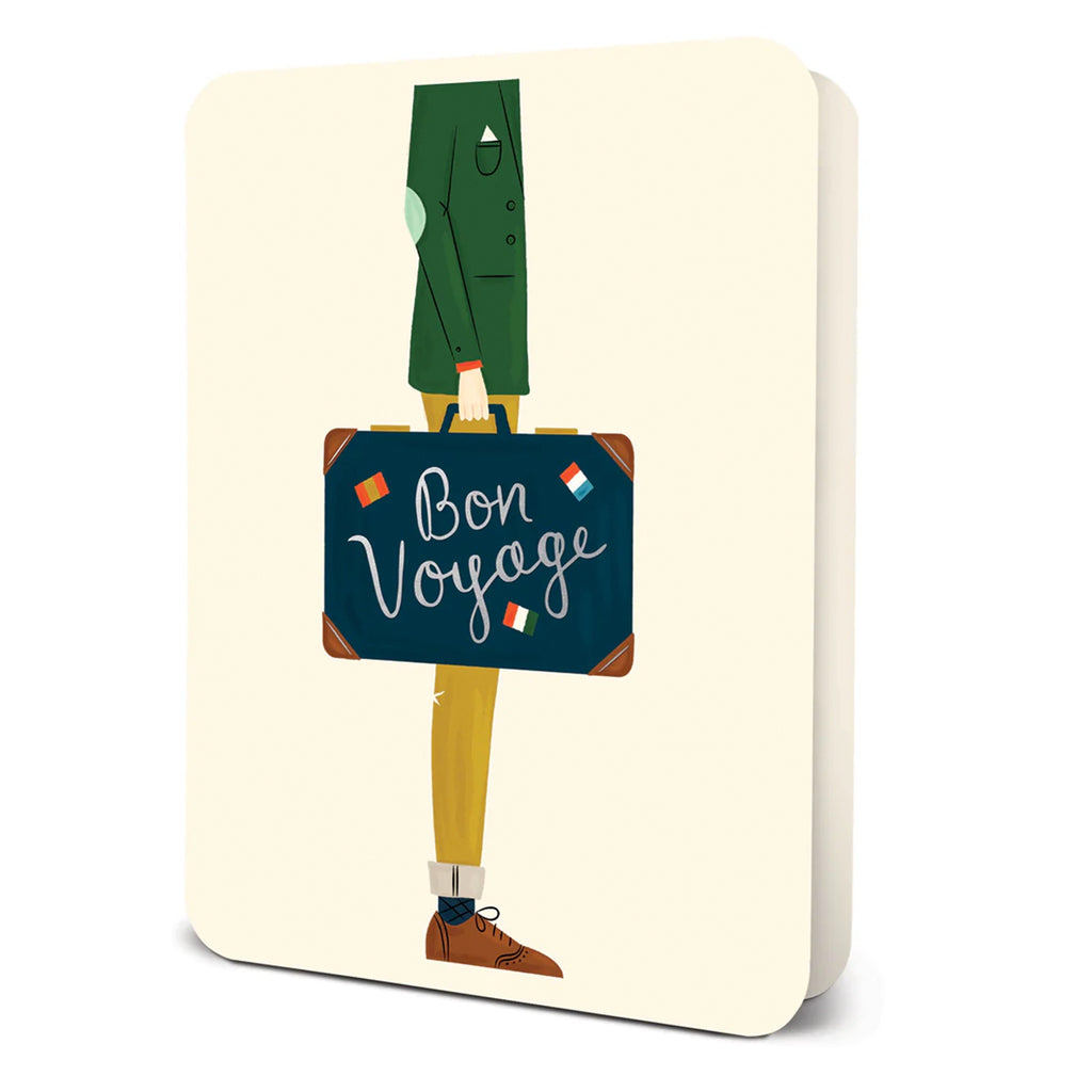 Bon Voyage Deluxe Greeting Card.