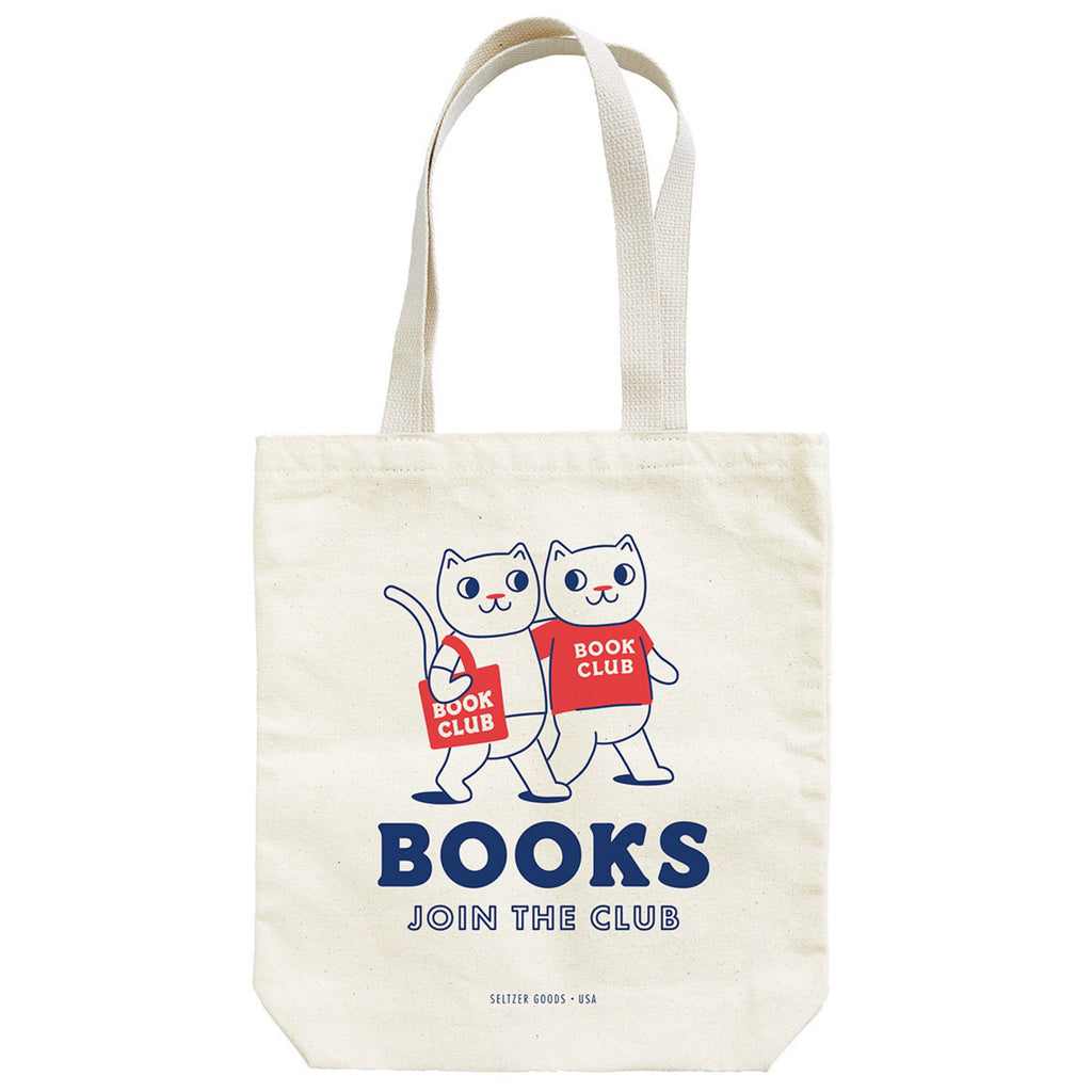 Book Club Cats Tote Bag.