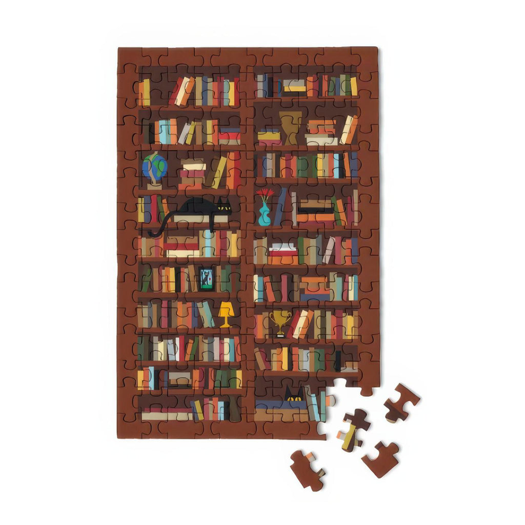 Bookcase Mini Jigsaw Puzzle.